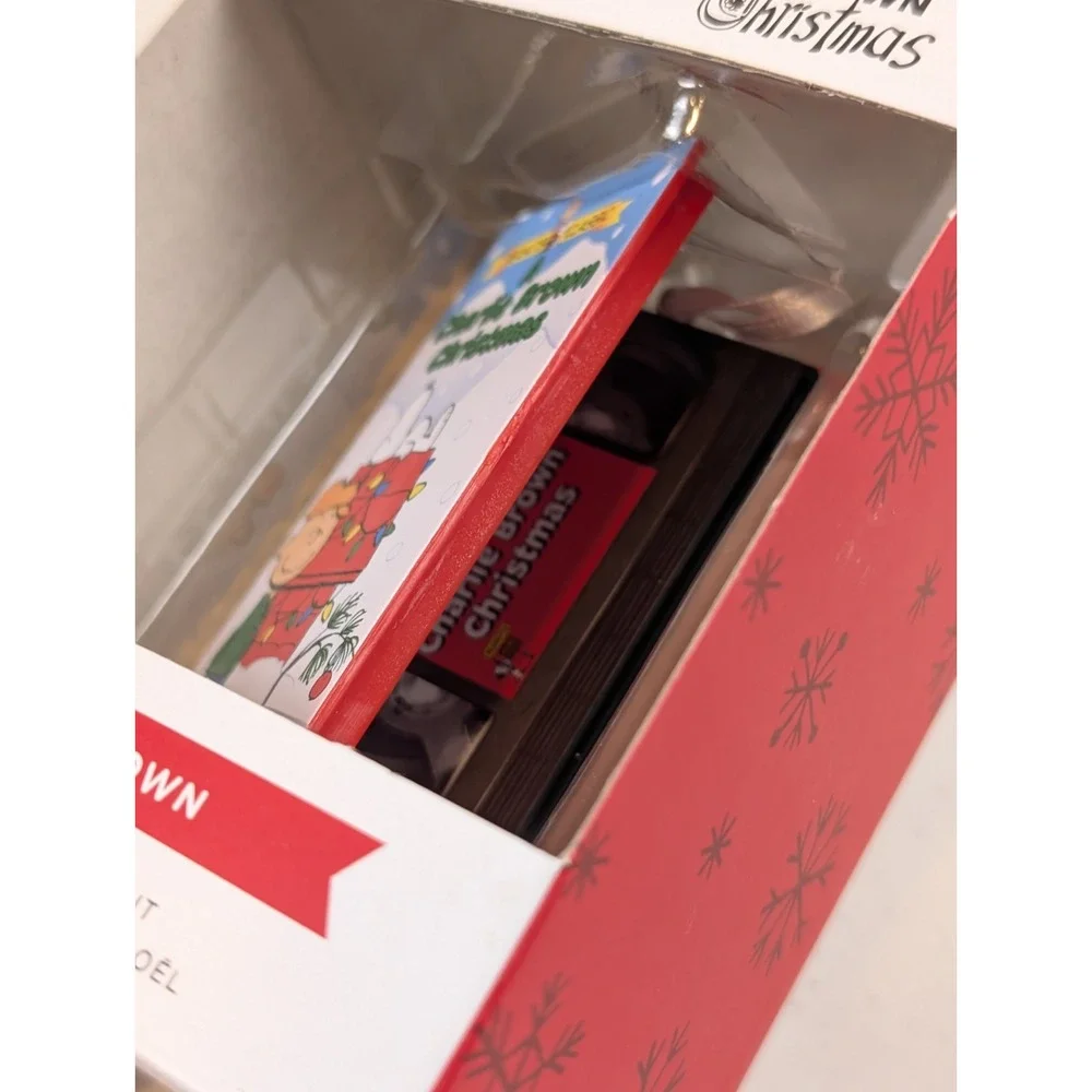 Hallmark Charlie Brown Christmas VHS Tape Christmas Ornament 3